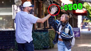 Giving Strangers $500 High Fives.. by BigDawsTv 956,319 views 3 months ago 6 minutes, 13 seconds