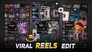 Spotify Lyrics Video Editing In Capcut | Instagram Spotify Music Player Reels Video Editing 🔥