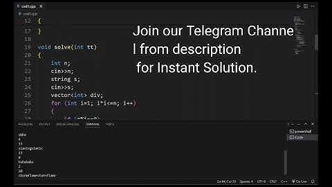 E. Nearly Shortest Repeating Substring | CodeForces Round 937(Div 4) | Solution
