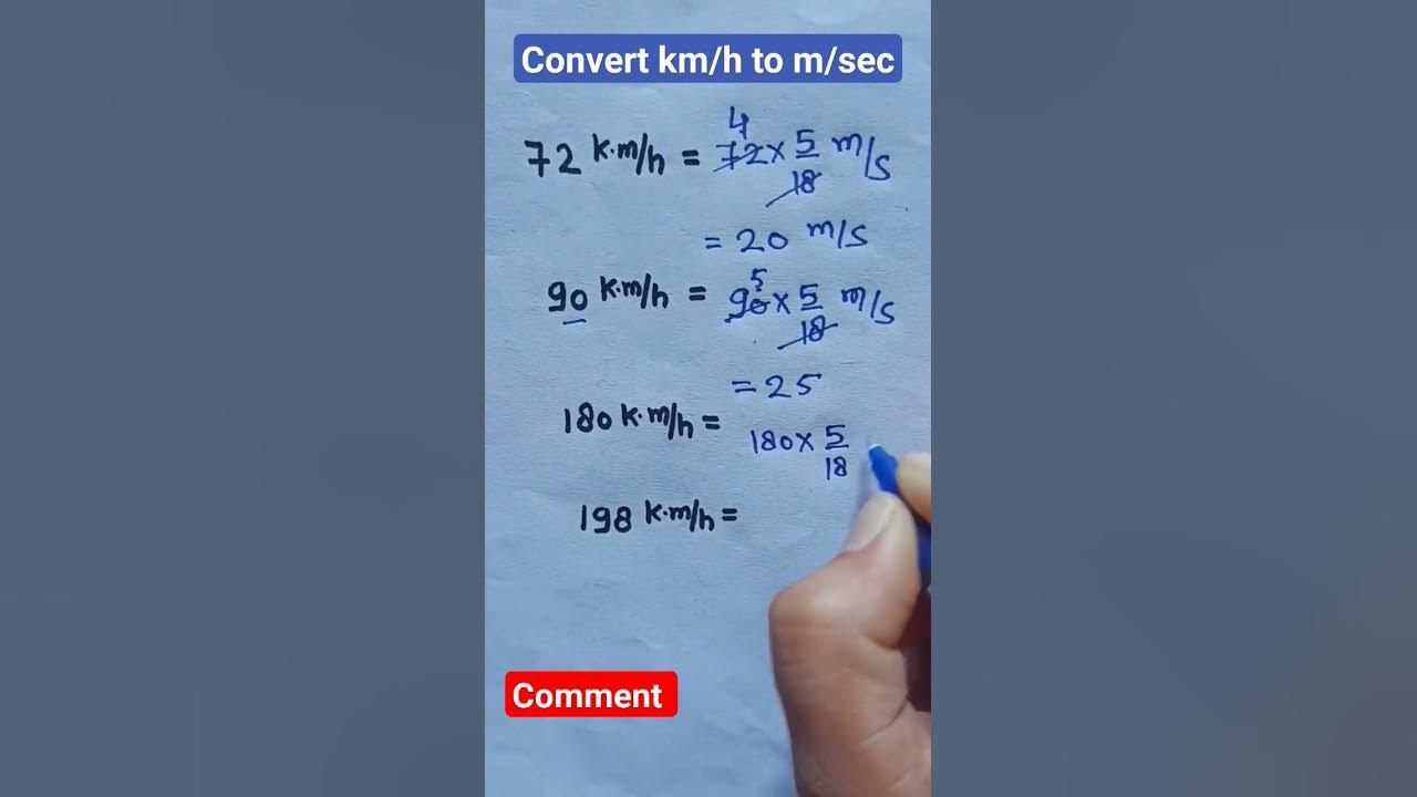 Shorts convert Km h To M sec mathematics mathsshorttricks math YouTube how-to-convert-from-km-h-to-m-s-youtube