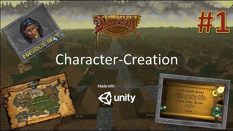 Daggerfall Unity #1 - Character-Creation
