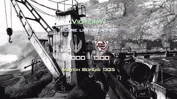 MW3.lucky no scope across map on aground