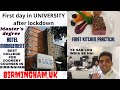 First day at culinary university in uk after lockdownhotel managementuniversity college birmingham