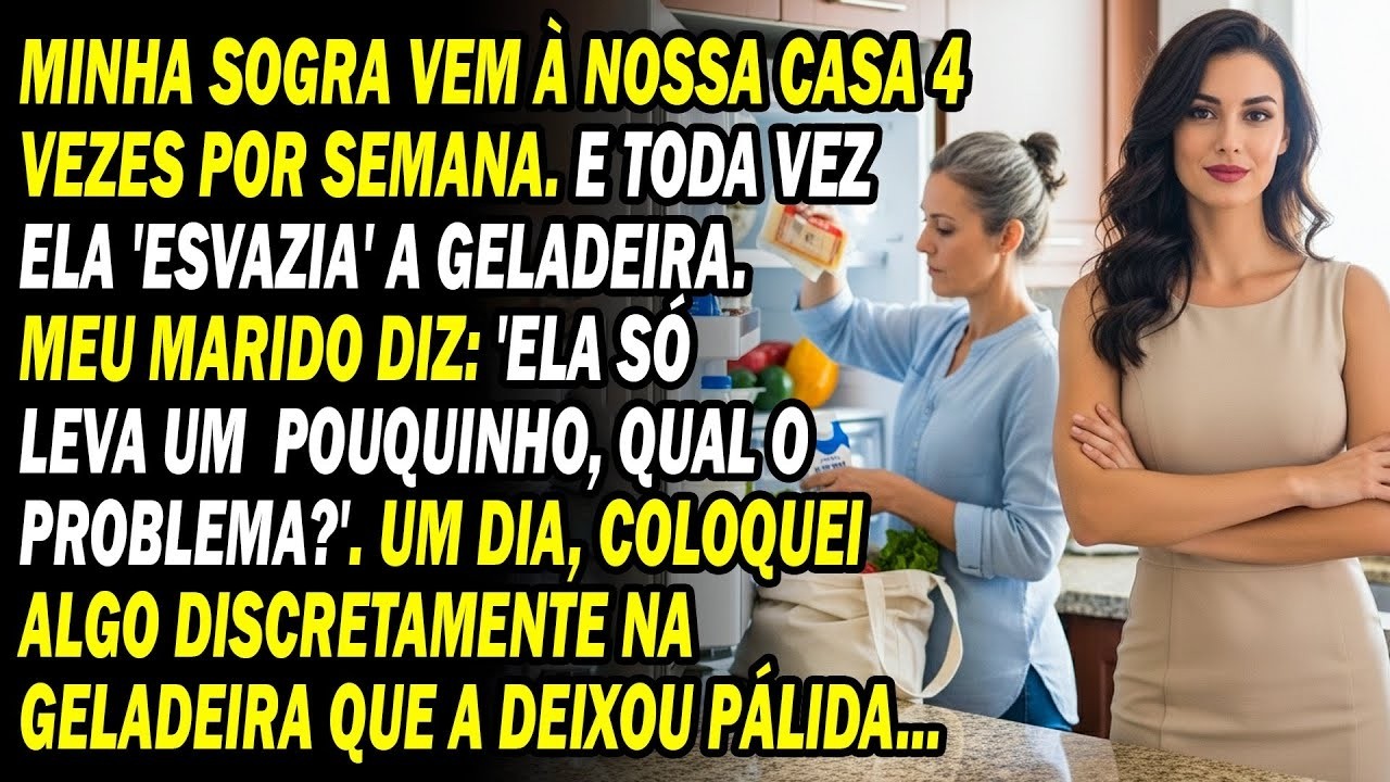 Minha Sogra Vem Em Casa 4 Vezes Por Semana E “Esvazia” A Geladeira  Silenciosamente Pus Algo No