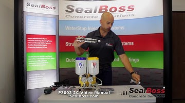 Epoxy Injection Pump Video Manual SealBoss P3003 2C | Epoxy  Machine