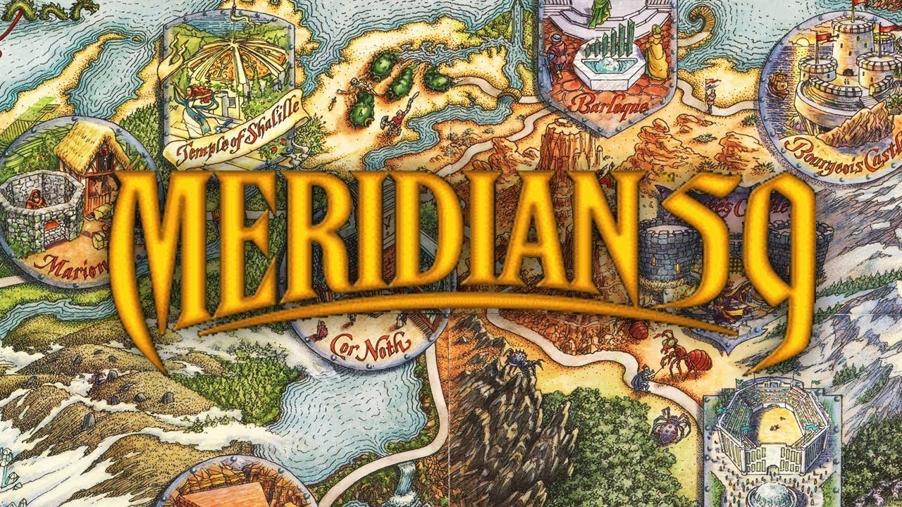 Meridian 59 (Gameplay, mmo, 1995)
