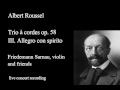 Miniature de la vidéo de la chanson Trio À Cordes, Op. 58: Iii. Allegro Con Spirito