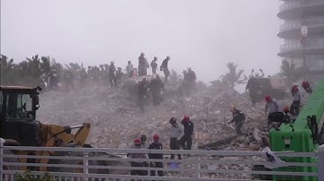 Death toll rises by 4 on Monday following demolition of remaining structure at Surfside collapse...