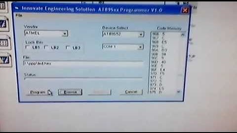 how to program a at89s52 microcontroller
