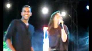 Nancy Ajram - Nancy Dance With A Fan Auc 2010