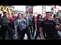 Flashmob times square udi udi jaye tamma tamma again bollywood funk nyc