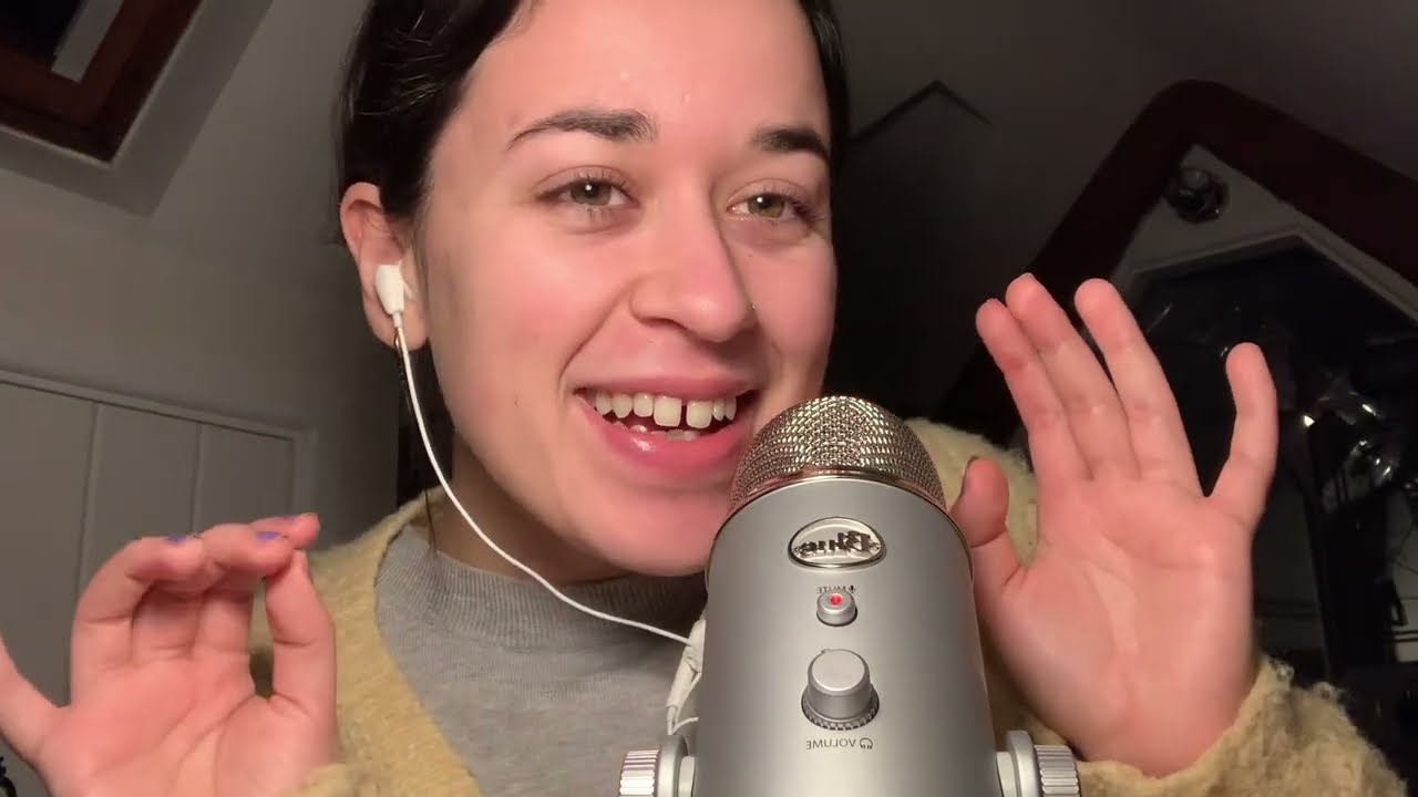 ASMR trigger words using my new blue yeti mic