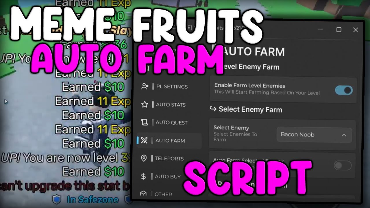 [CURSE UPDATE] Meme Fruits Script Auto Farm & Max Stats - Roblox 2025 ...