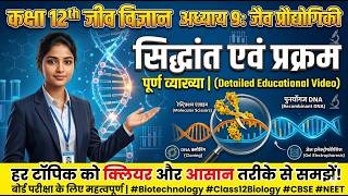 Class 12 Biology Chapter 9: जैव प्रौद्योगिकी - सिद्धांत एवं प्रक्रम | Full Chapter in Hindi