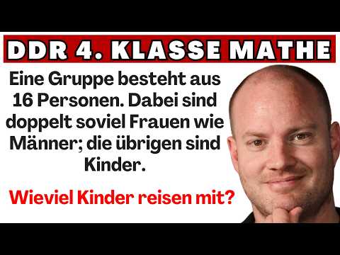 Für heutige Viertklässler unlösbar? | DDR 4. Klasse