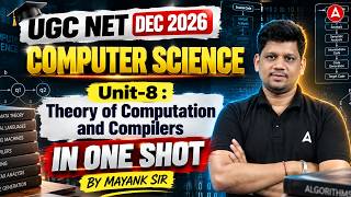 Theory of Computation and Compilers | UGC NET Dec 2026 | Unit 8 One Shot