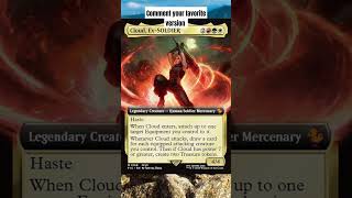 MTG Magic the Gathering TCG Universes Beyond Final Fantasy Cloud, Ex-SOLDIER #mtg #tcg #finalfantasy