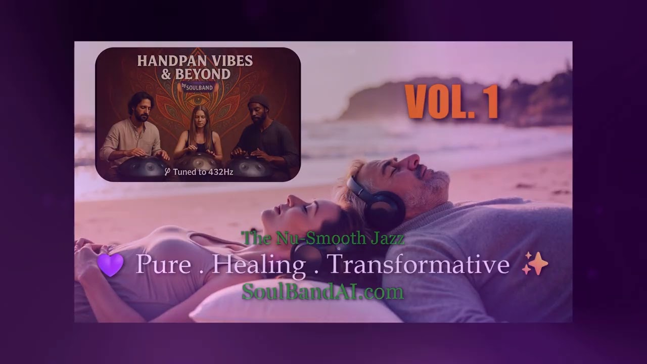 ✨ HANDPAN VIBES & BEYOND – VOL. 1 | SoulBand AI | Healing Can’t Wait 🌍💜