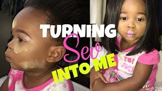 TURNING MY TWO YEAR OLD SISTER INTO ME II ITSNYDUHH ft. SEV