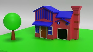 Tutorial blender untuk pemula ke 93 : Membuat rumah di blender 2.93.1