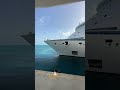 Royal Caribbean’s Adventure of the Seas Pushing Off from Grand Turk! #royalcaribbean #cruiseship
