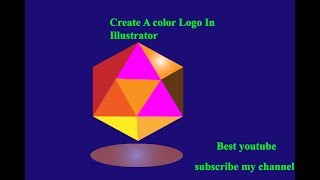 How to Create A colors Logo In adobe  Illustrator cc 2017 tutorial-1