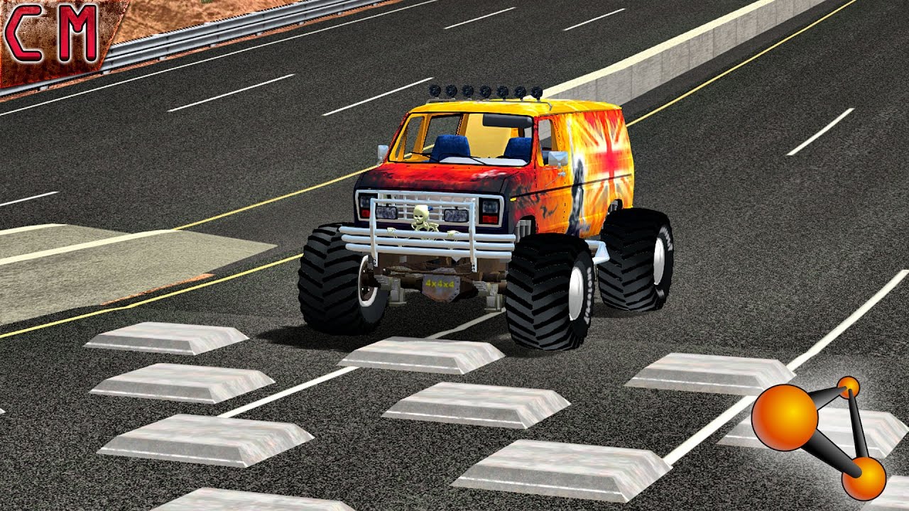 crashes on air Speed Bumps High Jumps 200+ BeamNG Drive #3