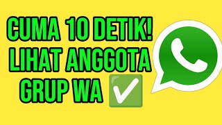 LATEST! How to View WhatsApp Group Members Easily. LATEST! How to View WhatsApp Group Members Easily.