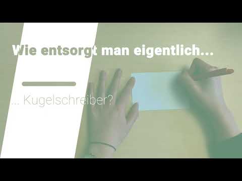 Wie entsorgt man eigentlich... Kugelschreiber?