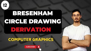 Derivation of Bresenham Circle Drawing Algorithm
