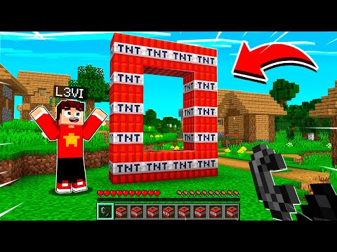 NUNCA ATIVE ESSE PORTAL DE TNT NO MINECRAFT!