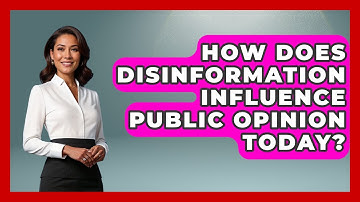 How Does Disinformation Influence Public Opinion Today? | Media Literacy For Everyone News