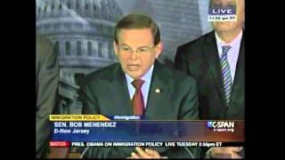 Senator Menendez Unveils Bipartisan Guidelines for Immigration Reform
