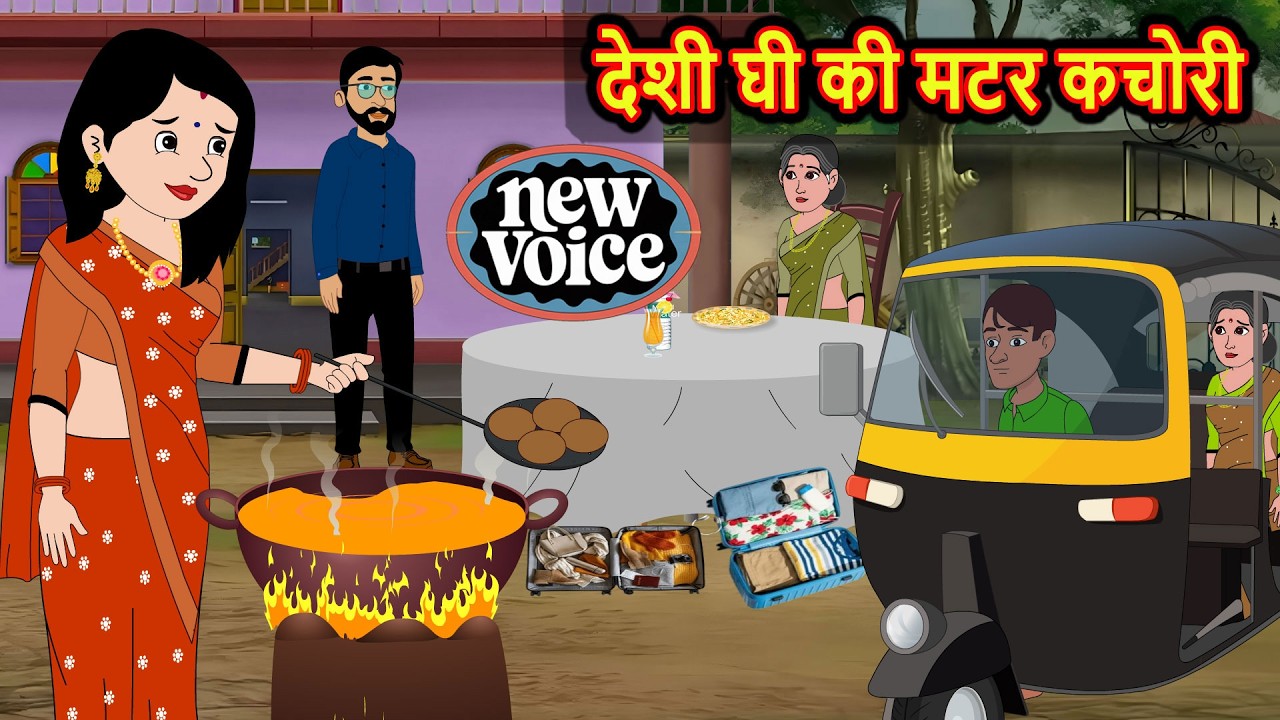 देशी घी की मटर कचोरी | Kahani | Bedtime Stories | Stories in Hindi |  Comedy | Funny Comedy Story