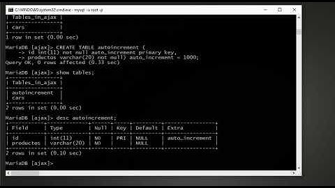Auto increment mayor a uno
