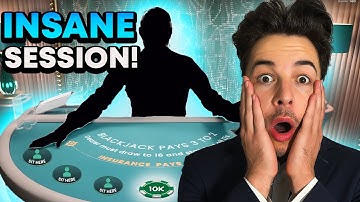 THE MOST INSANE ONLINE BLACKJACK SESSION! (PART 1)