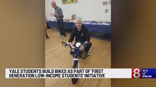 Yale students build bikes as part of 'first generation low-income students' initiative