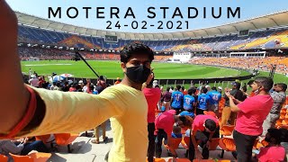 motera stadium [modi stadium ] world's biggest cricket stadium india vs england test match