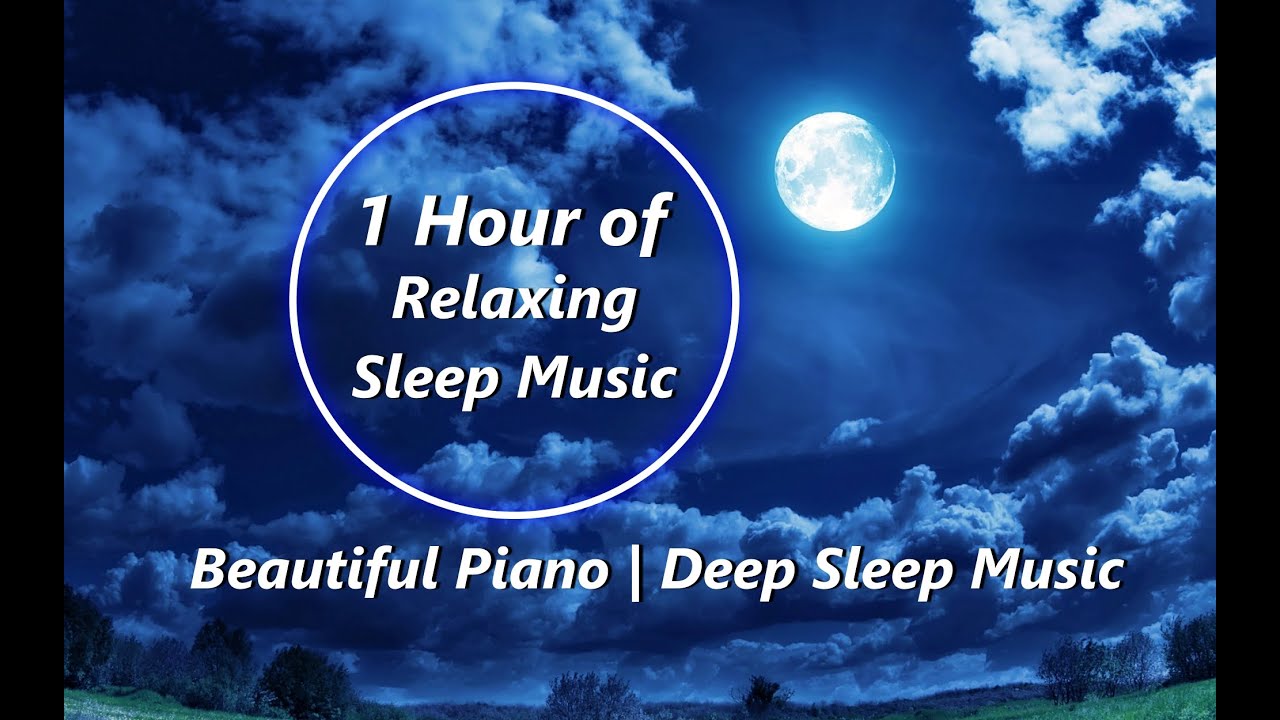 1 Hour of Relaxing Sleep Music and Night Under The Full Moon ...