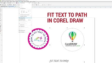 Fit Text to Path in CorelDraw 2021 | Corel Draw Text Tips
