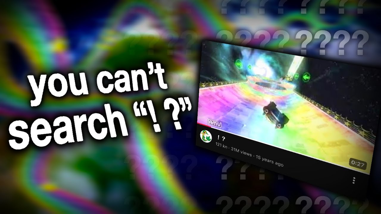 YouTube’s Unsearchable Mario Kart Mystery