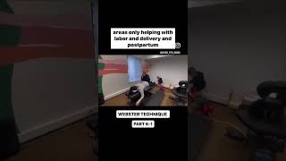 WEBSTER TECHNIQUE ➡️ chiropractic care during pregnancy #pregnancytips #chiropractic #webster