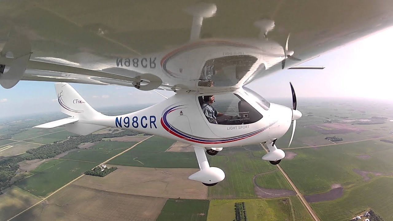 Flying FlightDesign CTSW from Blue Earth MN to Fairmont MN YouTube