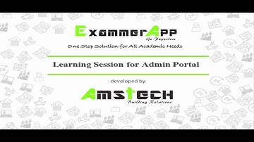 How to View Institute details in Amstech- ExammerApp: "One Stop Solution for All Academic need"