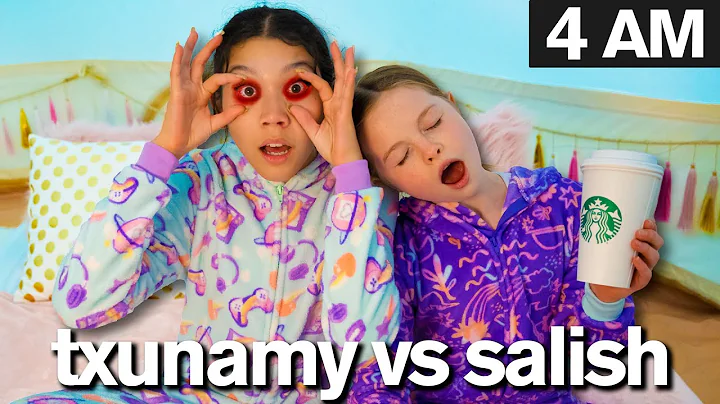 MY DAUGHTERS FIRST SLEEPOVER with Txunamy