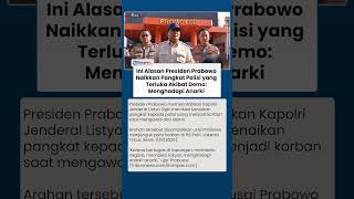 Download Lagu Alasan Presiden Prabowo Naikkan Pangkat Polisi yang Terluka Akibat Demo Diungkap Kapolri MP3