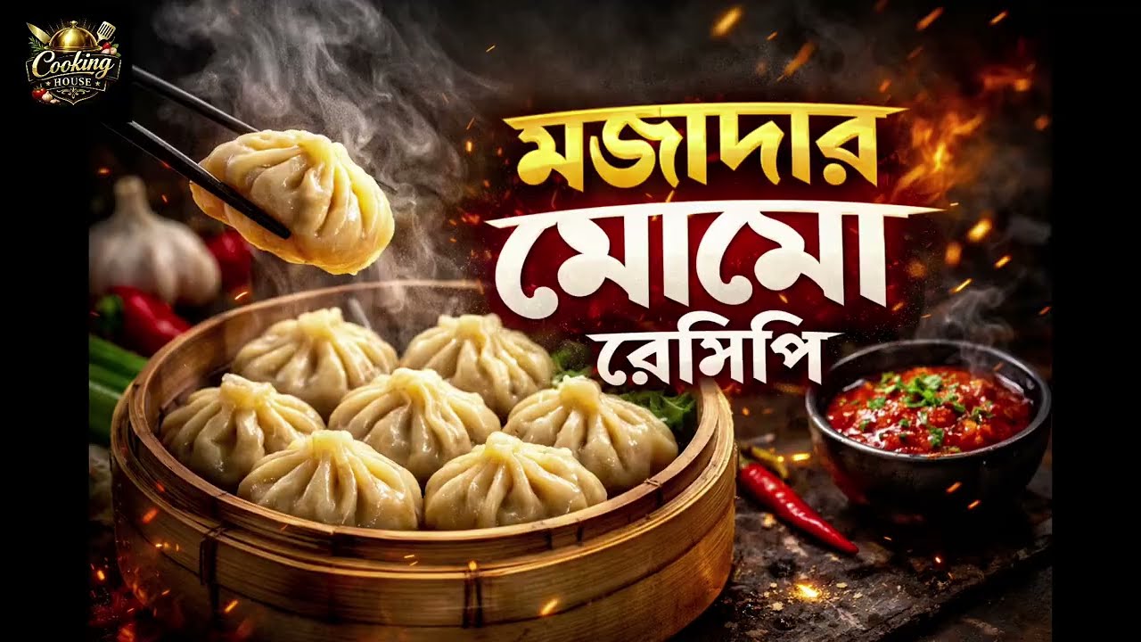 চিকেন মোমো/ ডাম্পলিং/ ডিমসাম | Steamed Momos | Chicken Dumpling/Chicken Dim Sum Recipe in Bengali