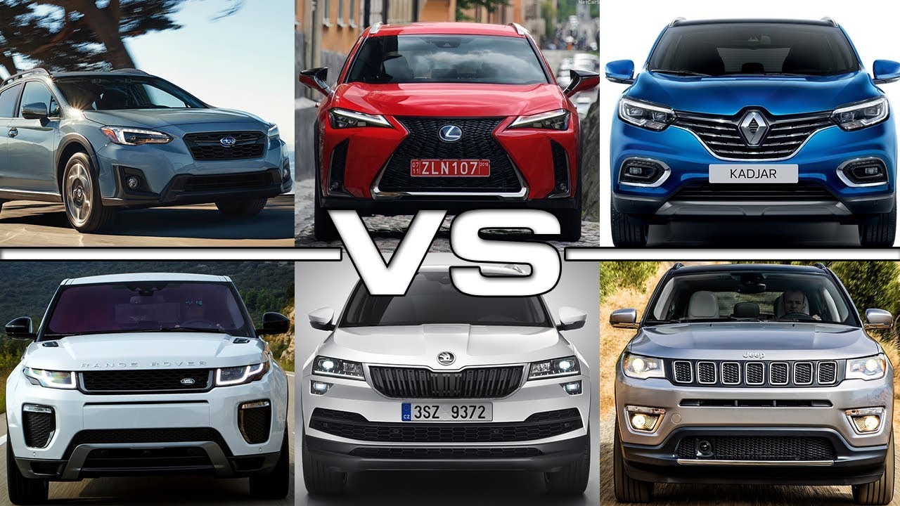 Subaru Crosstrek vs Lexus UX vs Renault Kadjar vs Range Rover Evoque vs