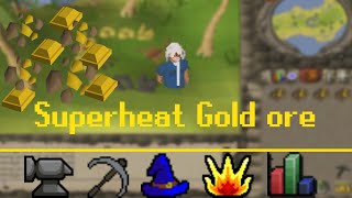 2004scape | 3 Efficient Gold Ore Mining & SUPERHEATING Smithing Methods