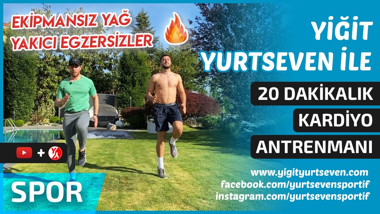 20 Dakikalık Yağ Yakıcı Egzersizler | Kardiyo Egzersizleri | Ekipmansız Spor